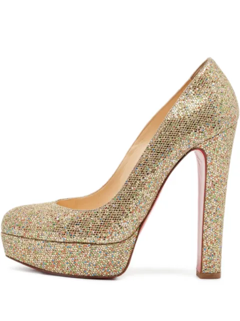 Christian Louboutin Pre-Owned zapatillas Bibi con tacón de 140mm