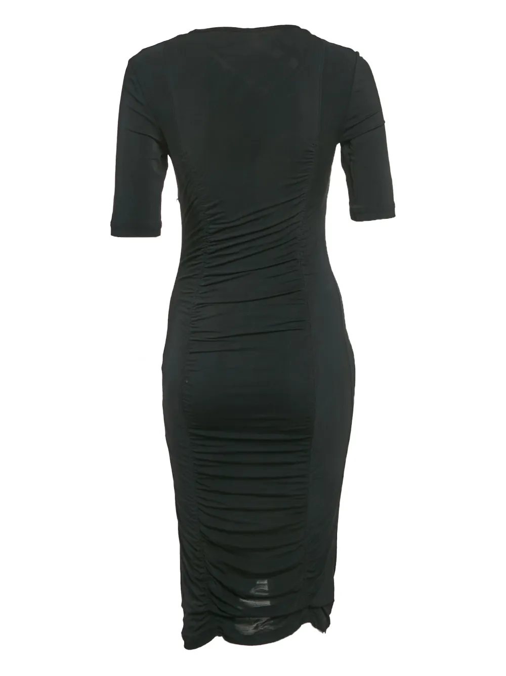 Burberry Pre-Owned 2024 jersey jurk - Zwart