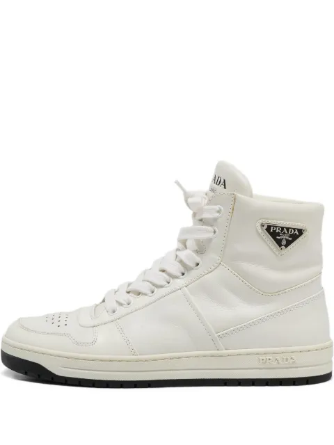 Prada Pre-Owned tenis bajos con logo triangular