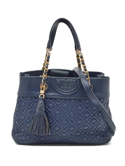 Tory Burch pre-owned quilted leather tote bag
