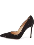 Gianvito Rossi pre-owned 105mm Tyler stud-embellished pointed-toe pumps - Black