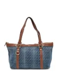 Gucci Pre-Owned Interlocking G denim tote bag - Blue