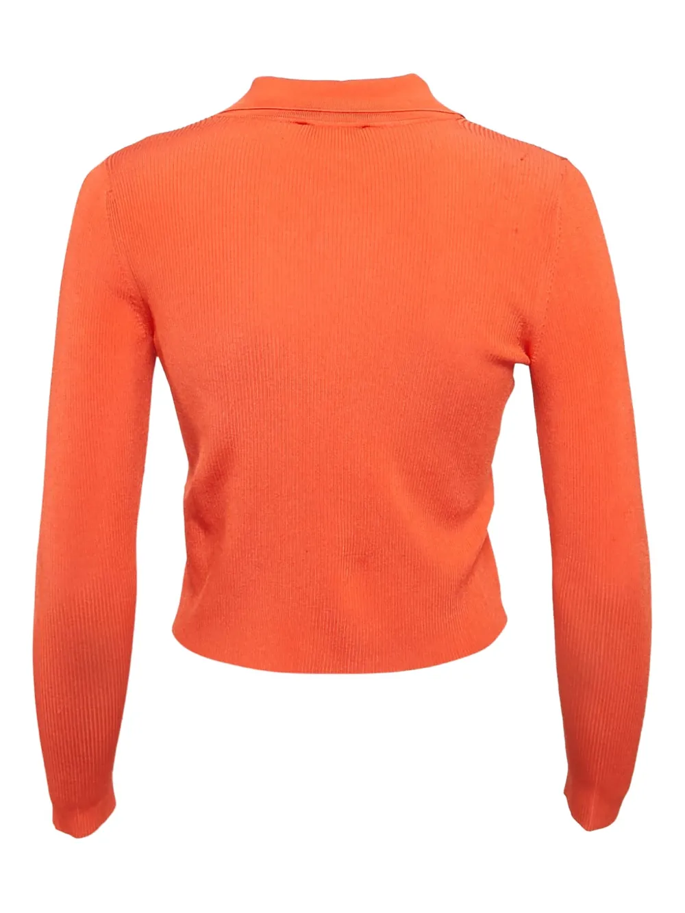 SANDRO pre-owned ribbed button-front cardigan | Image 2
