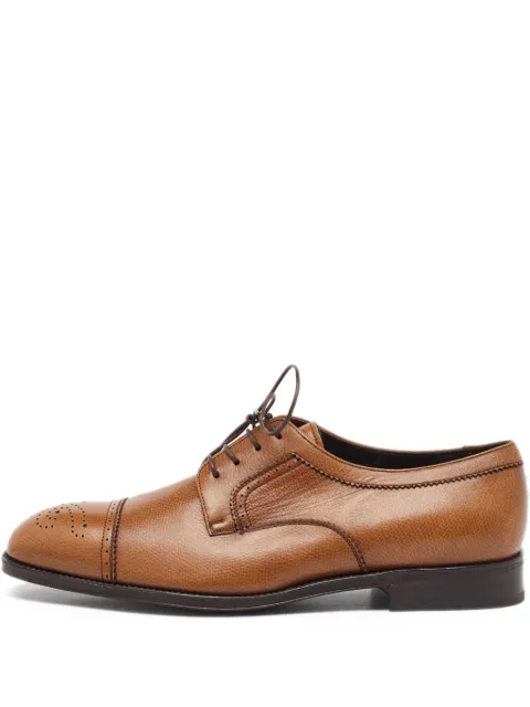 Ferragamo Pre-Owned chaussures oxford en cuir