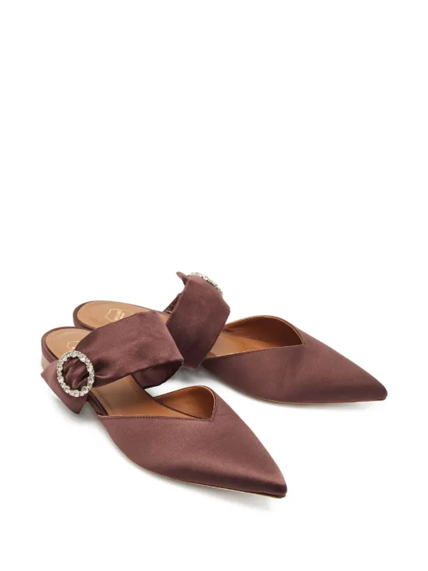 brown satin dress shoes Stephanie Dance Shoes 15006 main image 0
