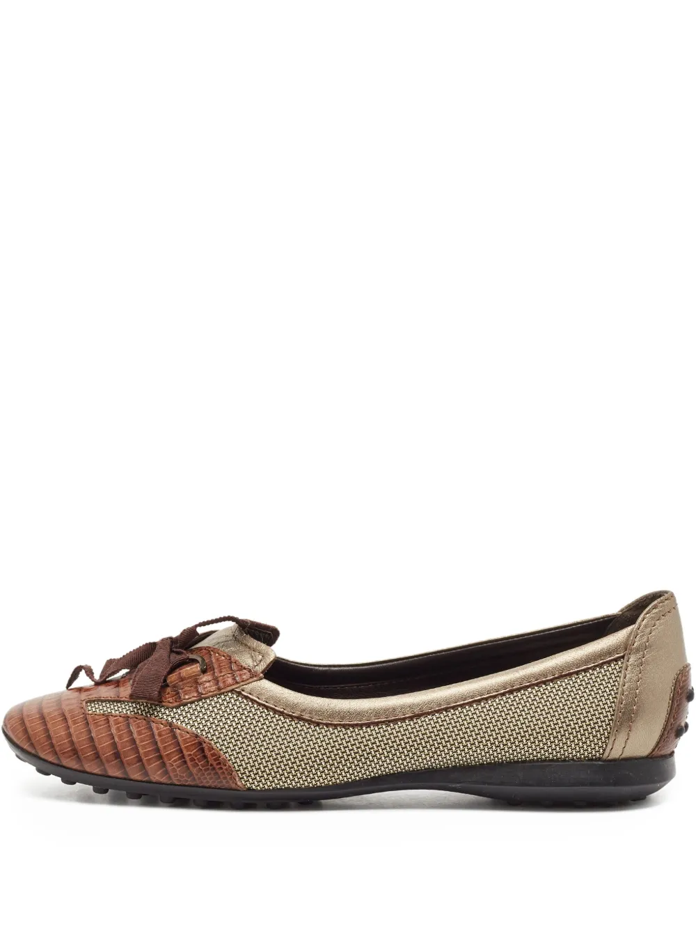 Tod's Vintage patchwork ballet flats | Brown | Image 1