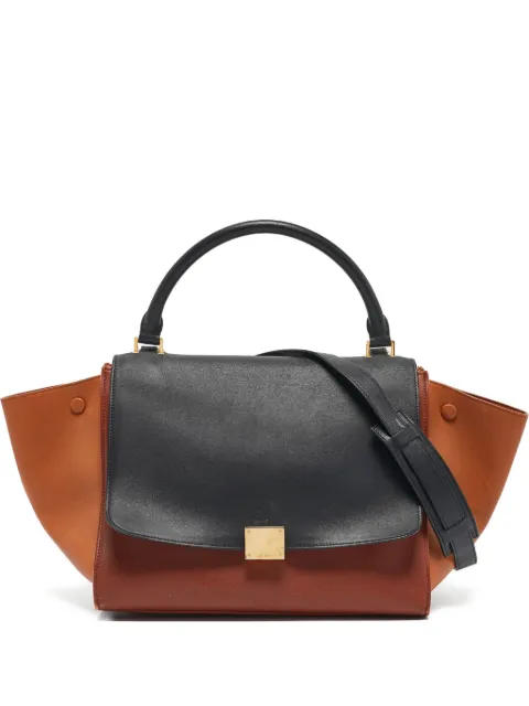 Céline Pre-Owned leather trapeze shoulder bag