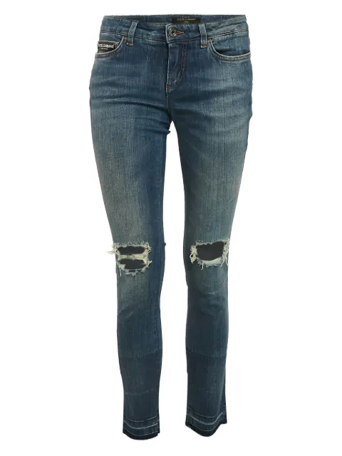 Dolce & Gabbana Pre-Owned distressed-effect jeans