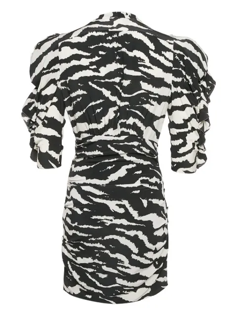 Isabel Marant Vintage zebra-print silk dress