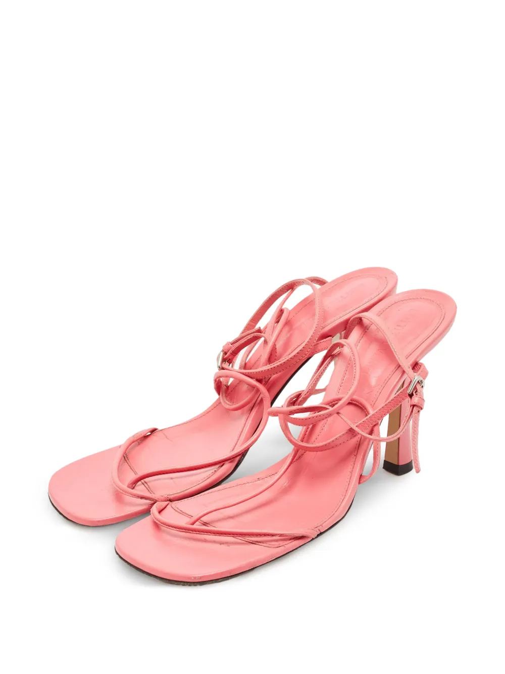 Bottega Veneta Pre-Owned 95mm leather heeled sandals | Image 2
