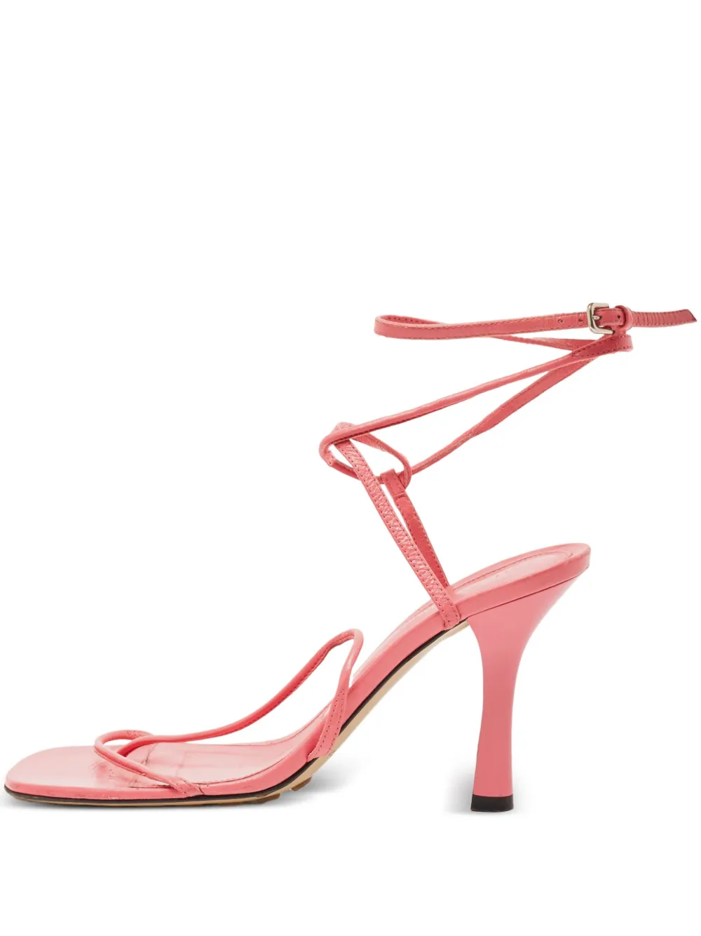 Bottega Veneta Pre-Owned 95mm leather heeled sandals | Pink | Image 1