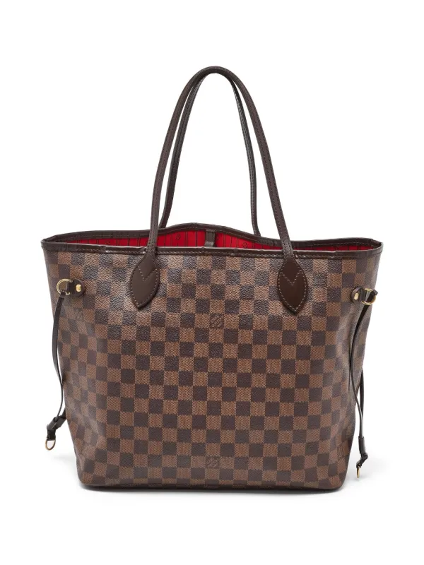 Louis Vuitton Pre-Owned Neverfull MM Tote Bag Brown FARFETCH UK