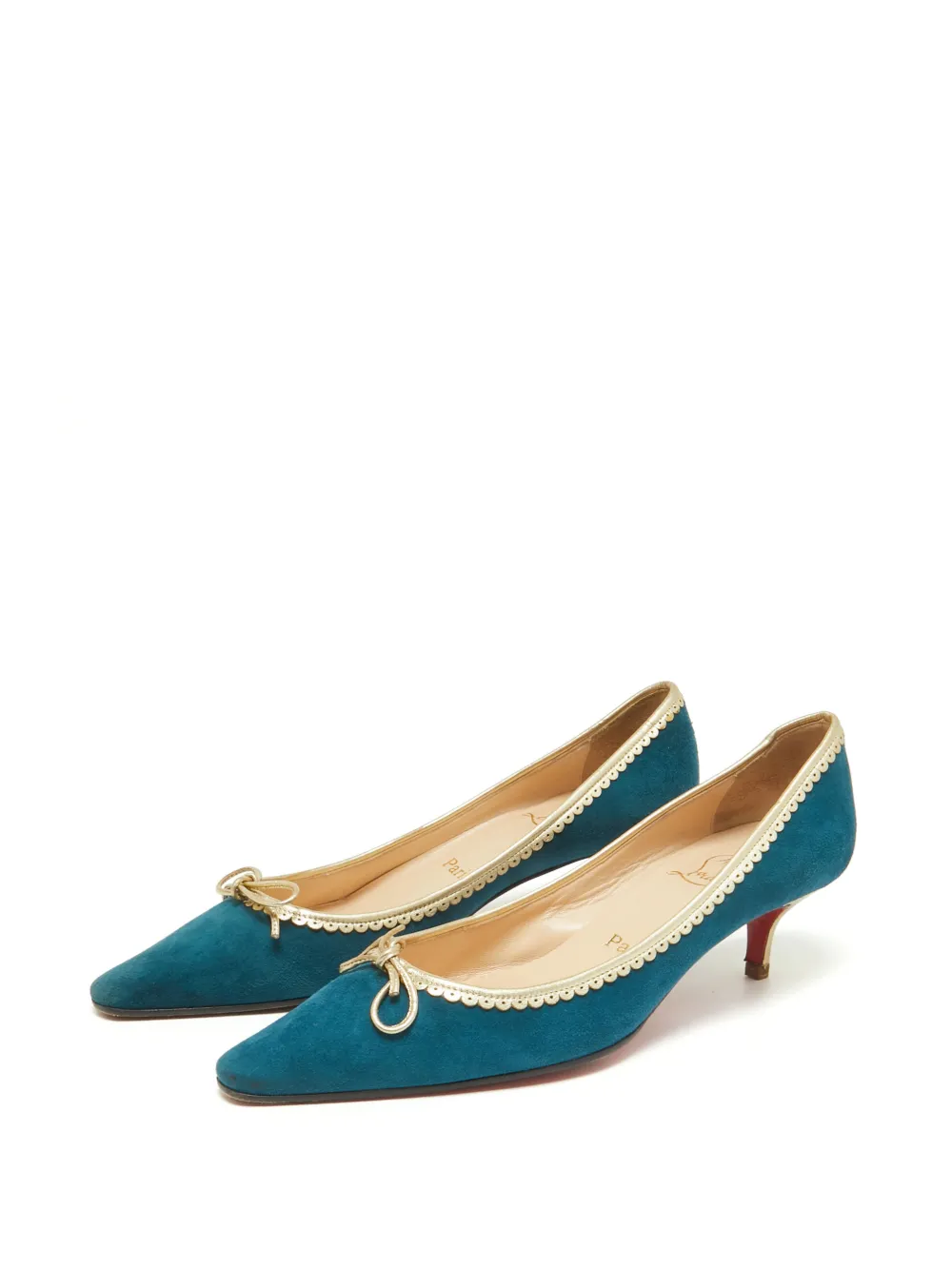 Christian Louboutin Pre-Owned 50mm leather heeled pumps | Image 2
