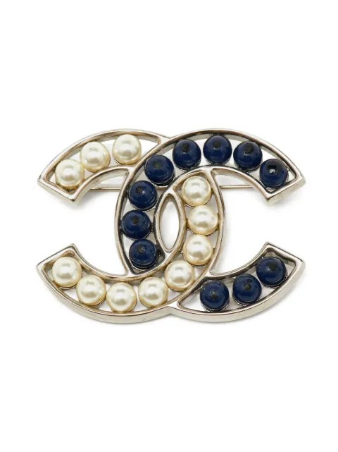 CHANEL Pre-Owned CC brooch