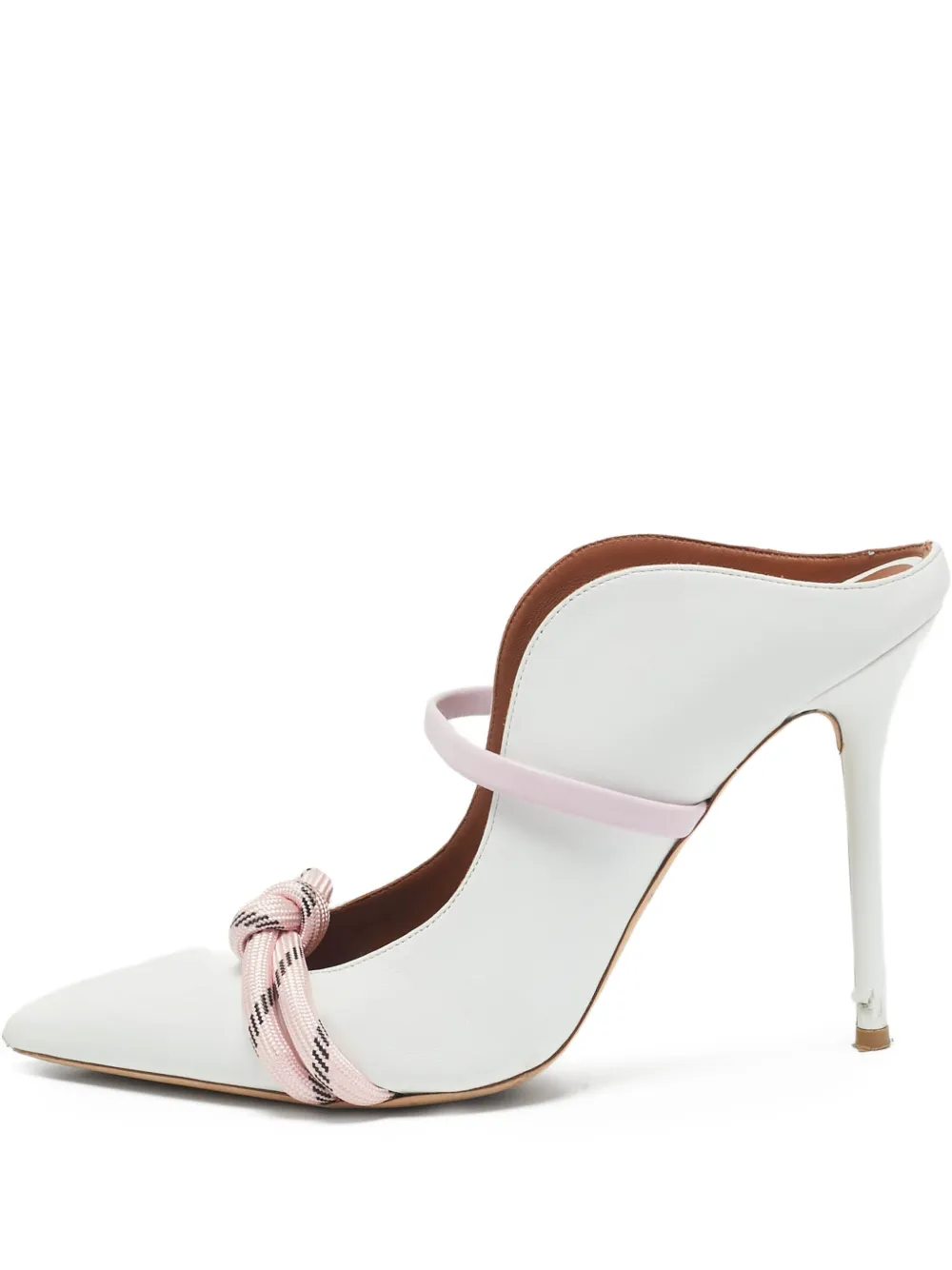 Malone Souliers 100mm Maureen leather mules | White | Image 1