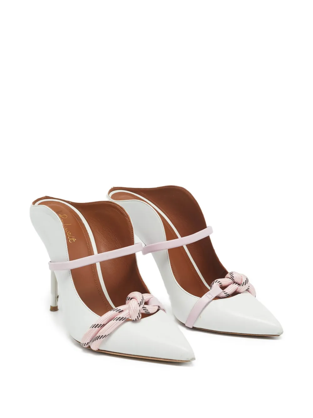 Malone Souliers 100mm Maureen leather mules | Image 2