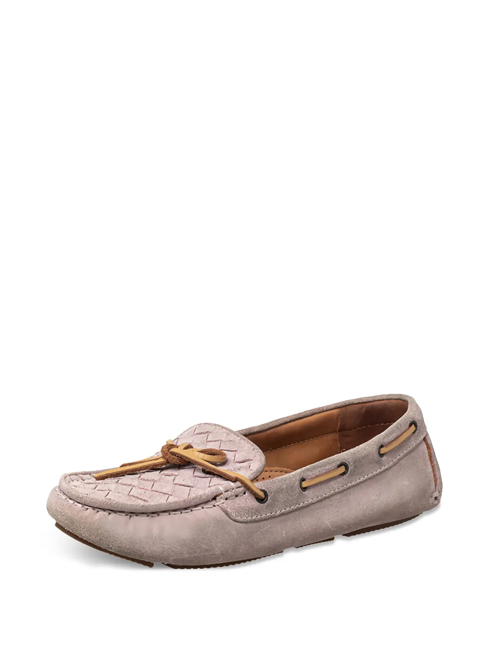 Bottega Veneta Pre-Owned Intrecciato suede loafers | Image 2