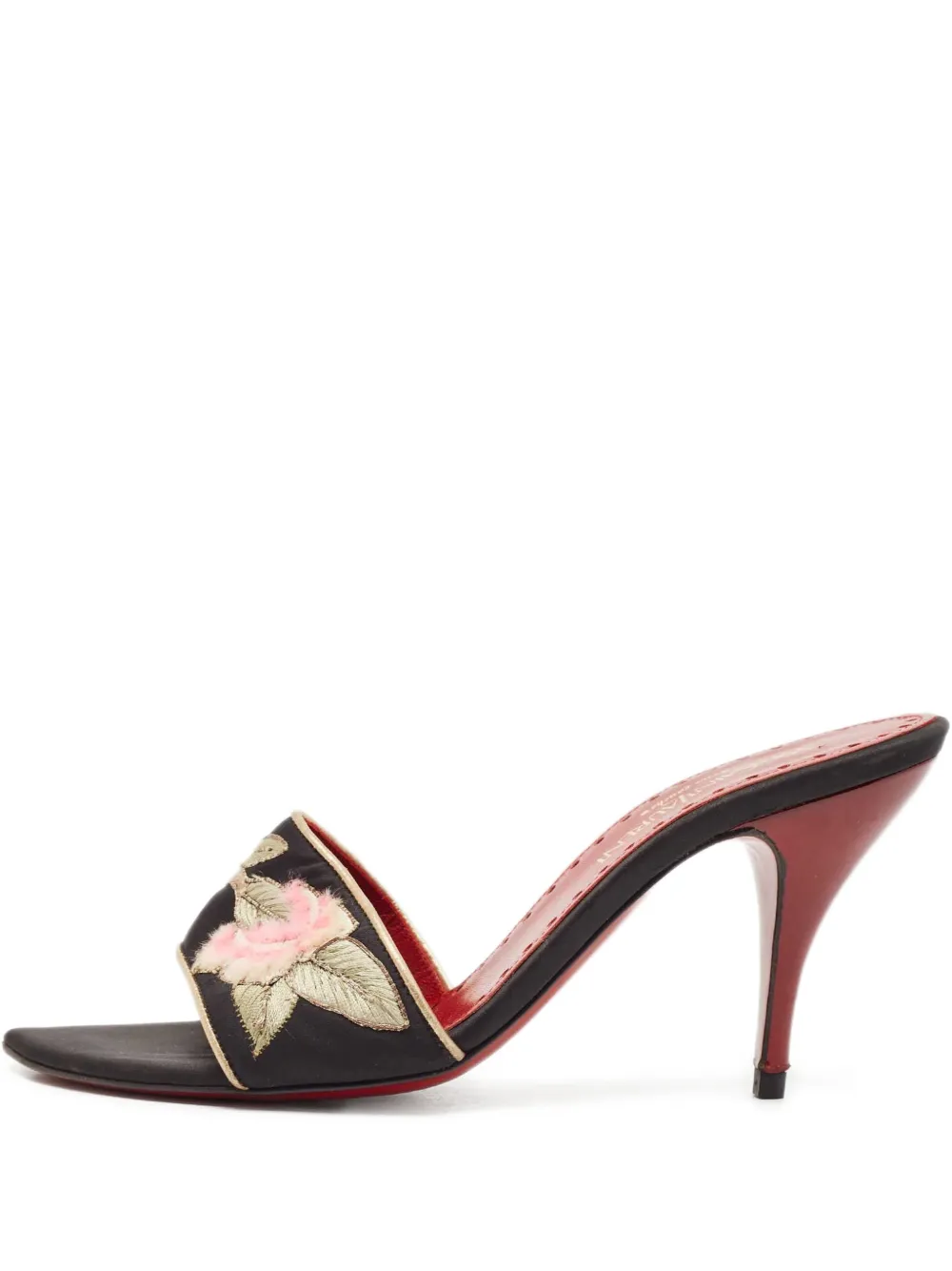 Saint Laurent Pre-Owned zapatillas con tacón de 85mm | negro | Image 1