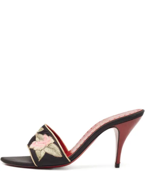 Saint Laurent Pre-Owned 85mm leather heeled pumps