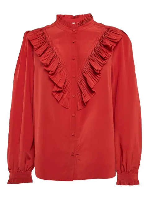 Zadig&Voltaire Pre-owned ruffled-detail shirt