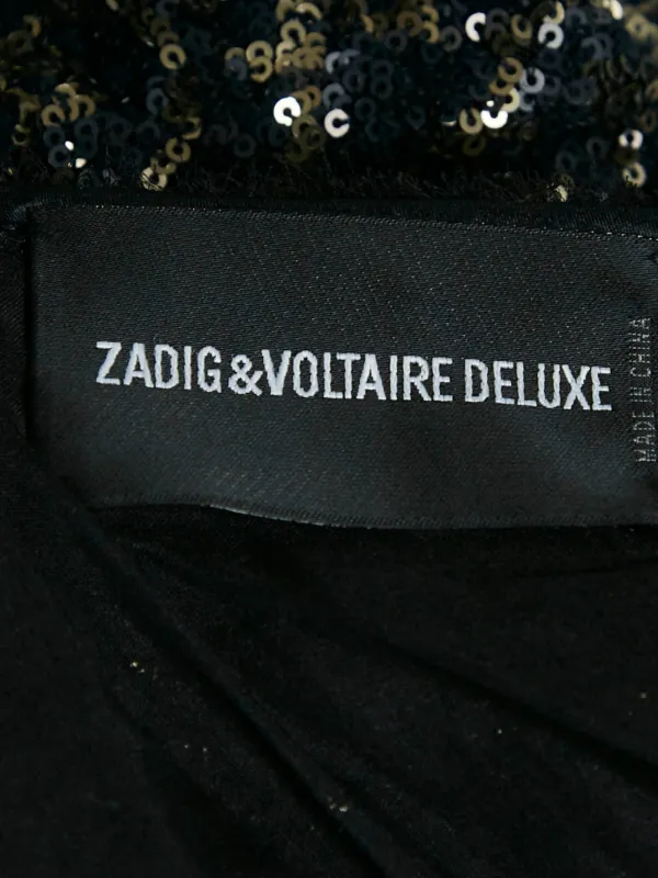 Zadig&voltaire Sequin-embellished Shift Dress - Gold