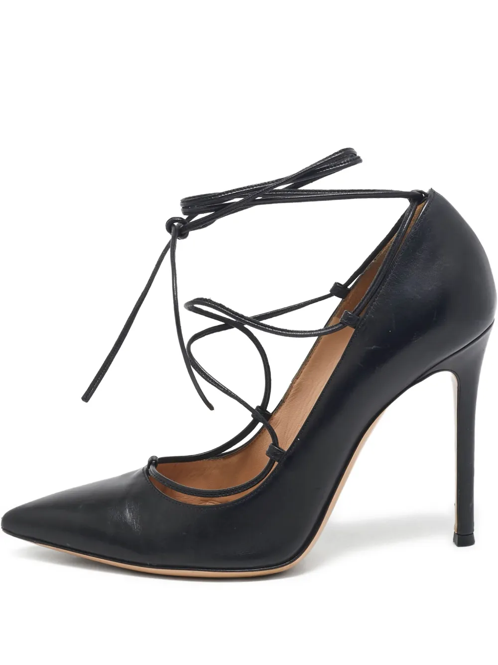 Gianvito Rossi pre-owned 105mm Femi lace-up pumps | Black | Image 1