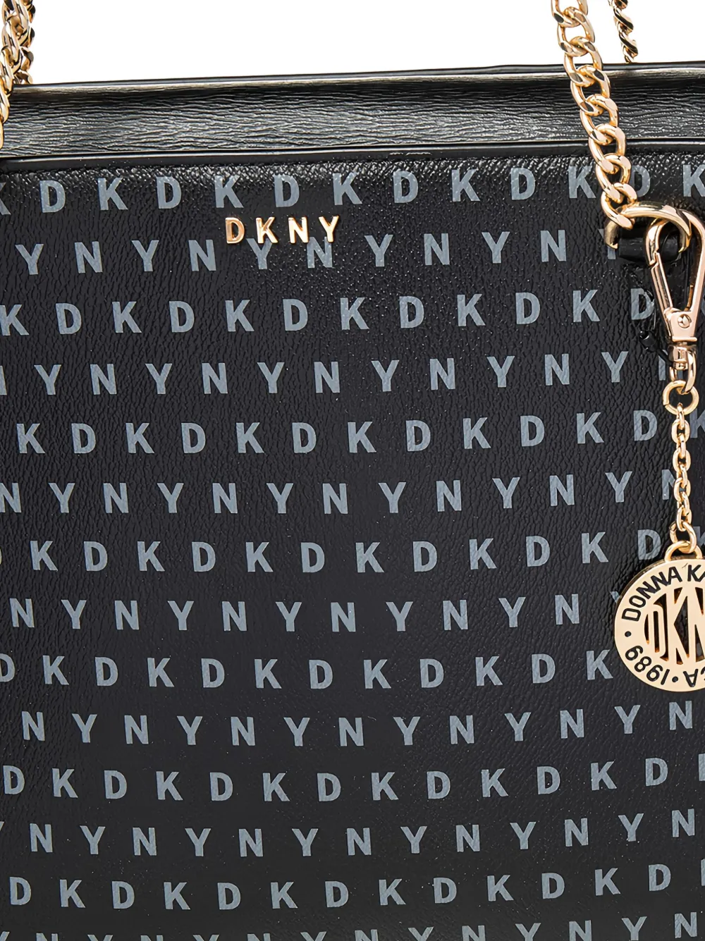 Pre-owned Dkny Vintage Logo-print Tote Bag