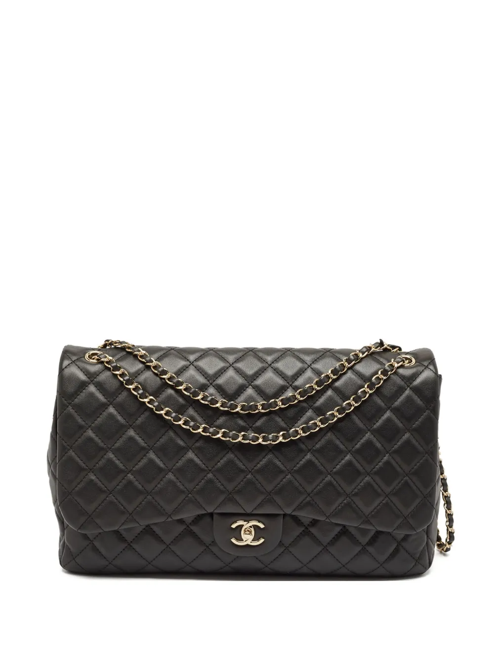 CHANEL Pre-Owned 2023 small XXL Travel Flap shoulder bag - ブラック CHANEL Pre-Owned 2023 small XXL Travel Flap shoulder bag - ブラック