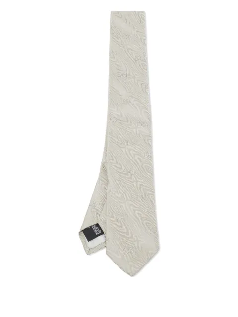 Dolce & Gabbana Pre-Owned Seidenkrawatte mit Logo-Prägung