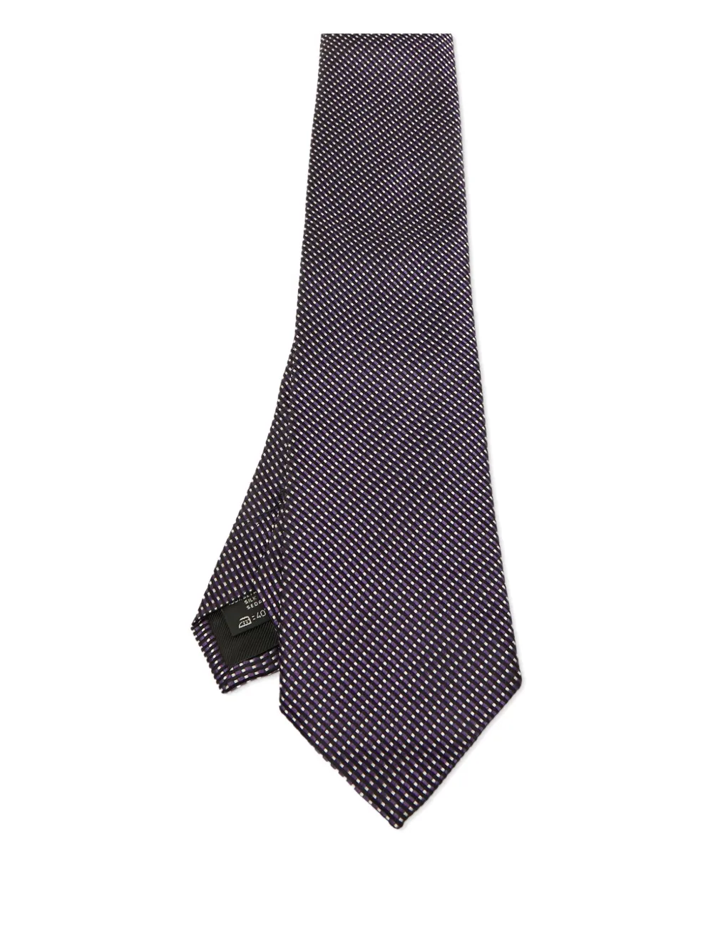Ermenegildo Zegna Vintage Cravatta in seta a fantasia - Viola