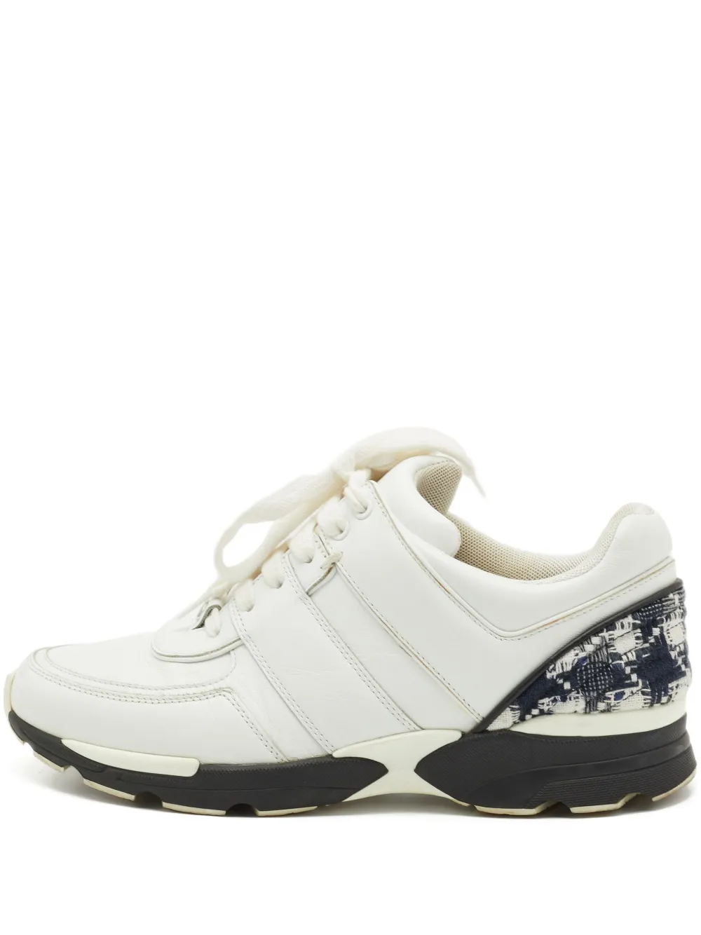 CHANEL Pre-Owned panelled sneakers | White | Image 1