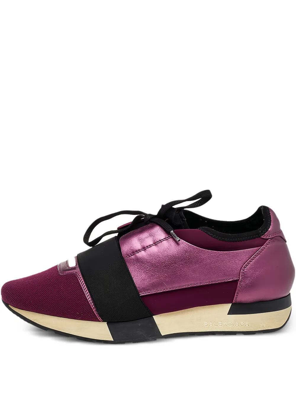 Balenciaga Pre-Owned Sneakers Race Runner con inserti - Viola