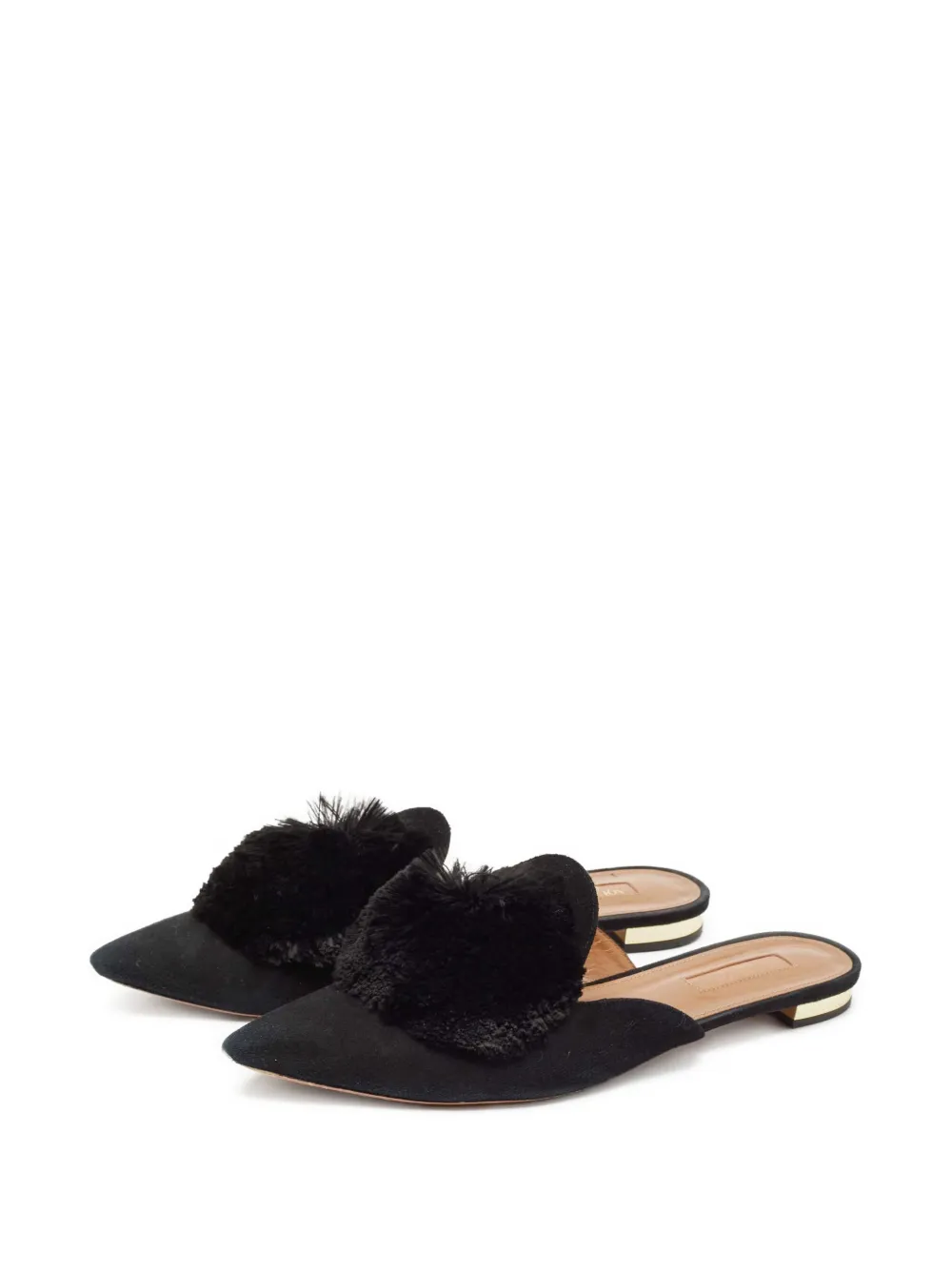 Aquazzura Powder Puff pointed-toe mules | Image 2