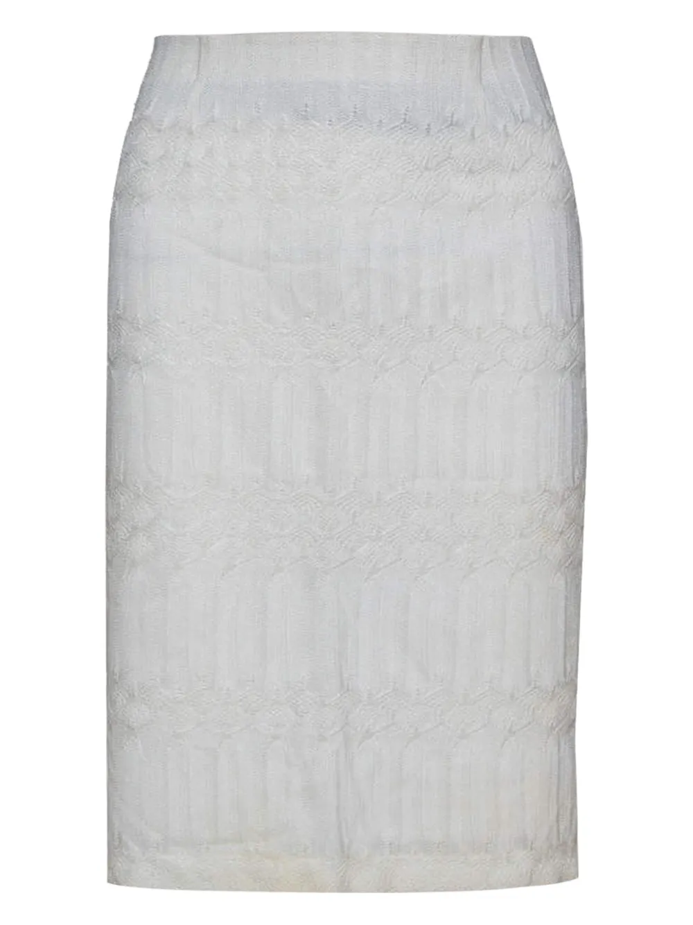 Missoni Pre-Owned Gonna con motivo jacquard 2023 - Toni neutri