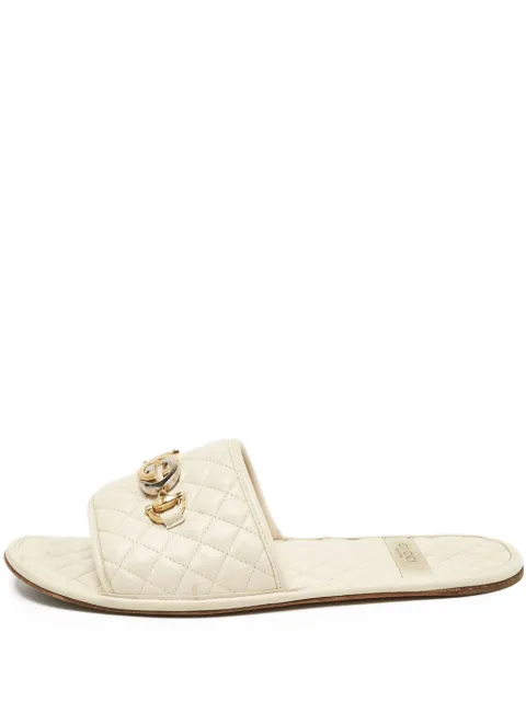Gucci Pre-Owned quilted sandals