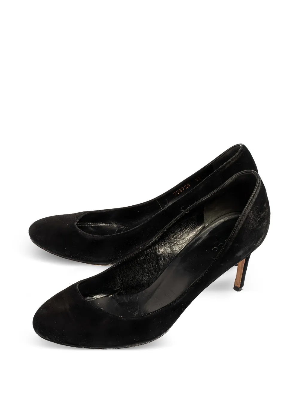 Gucci Pre-Owned Suède stiletto pumps - Zwart