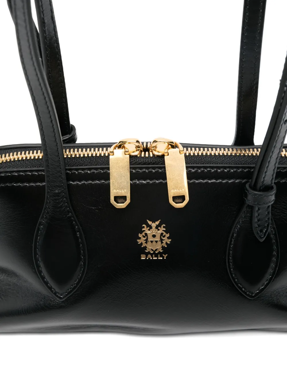 Bally Mini Praline Zip-top Bag In Black
