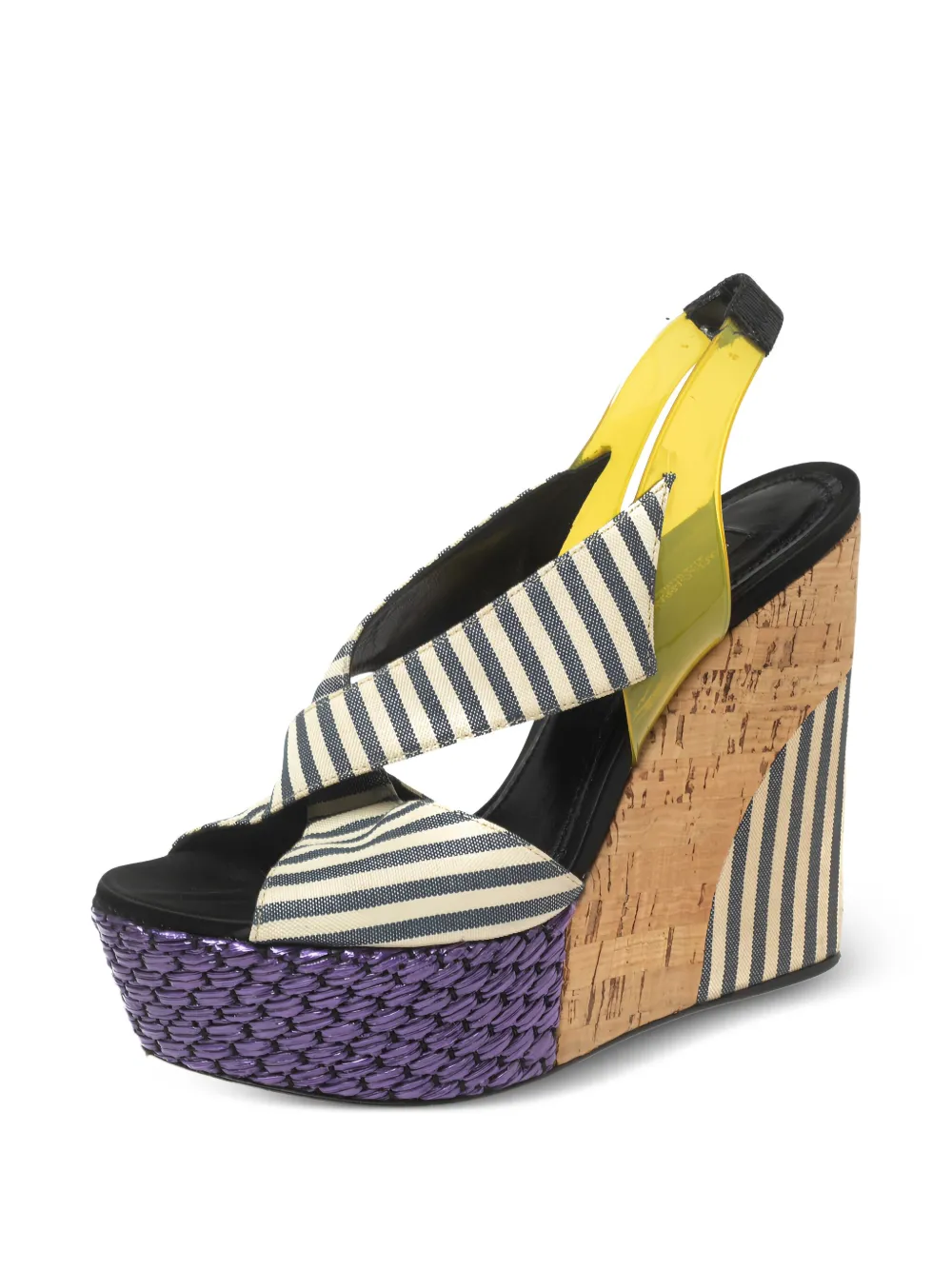 Dolce & Gabbana Pre-Owned sandalias con cuña de 125mm | Image 2