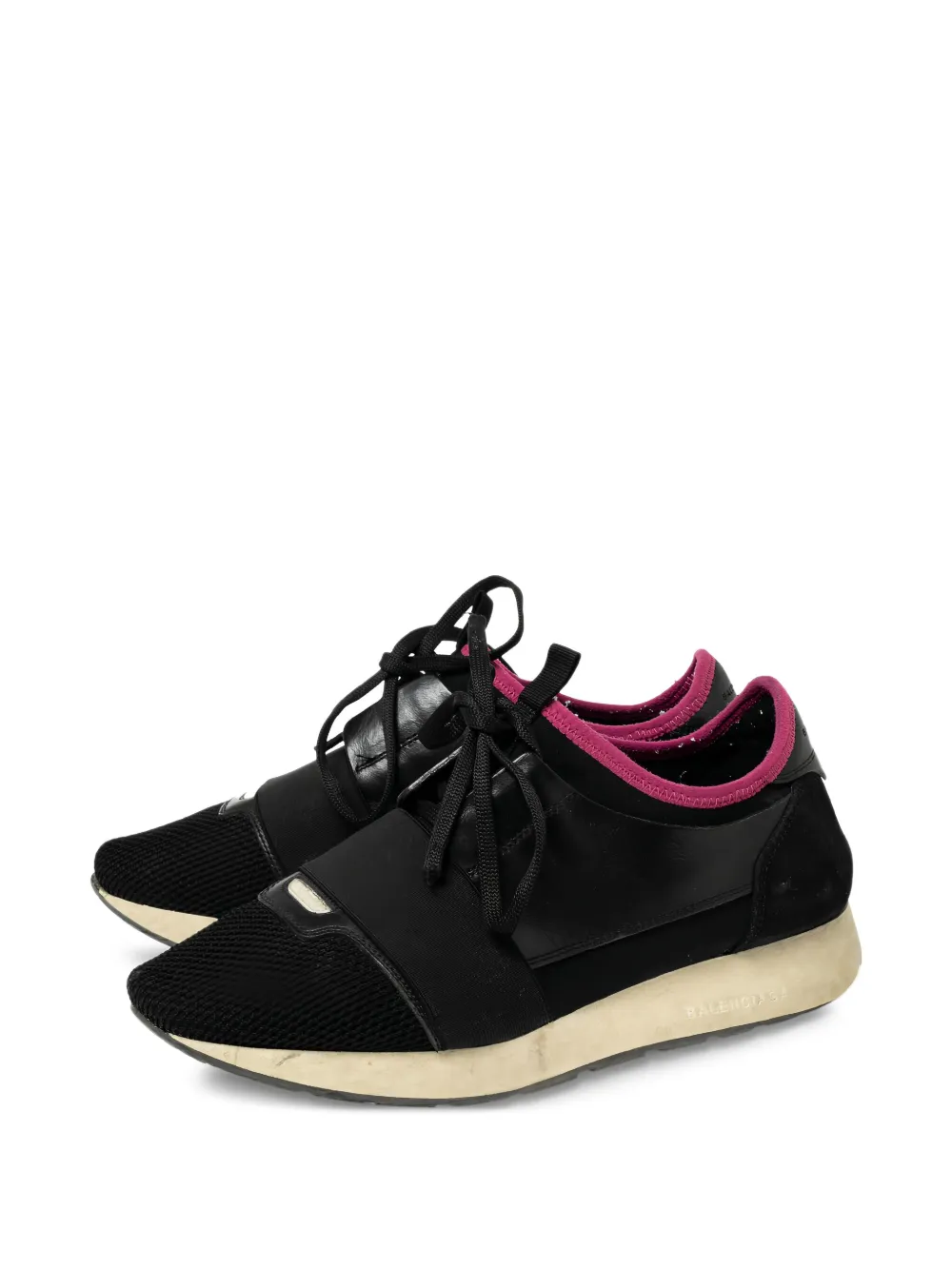 Balenciaga Pre-Owned Race Runner sneakers - Zwart