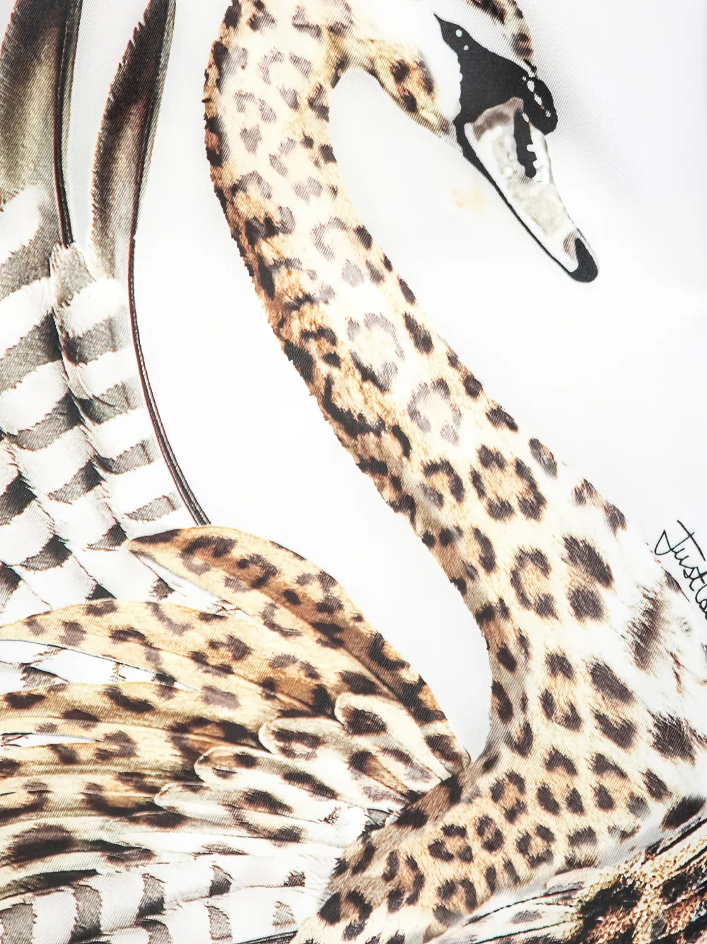 Just Cavalli Vintage swan-print top | Image 2