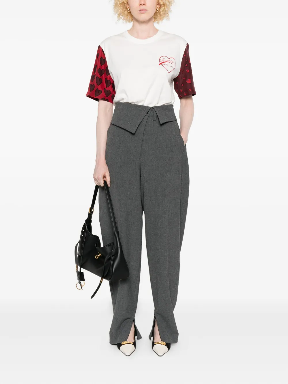 Lanvin heart-print short-sleeve T-shirt | T-Shirts & Jersey Shirts | Image 2