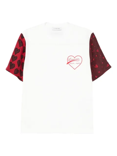 Lanvin heart-print short-sleeve T-shirt 