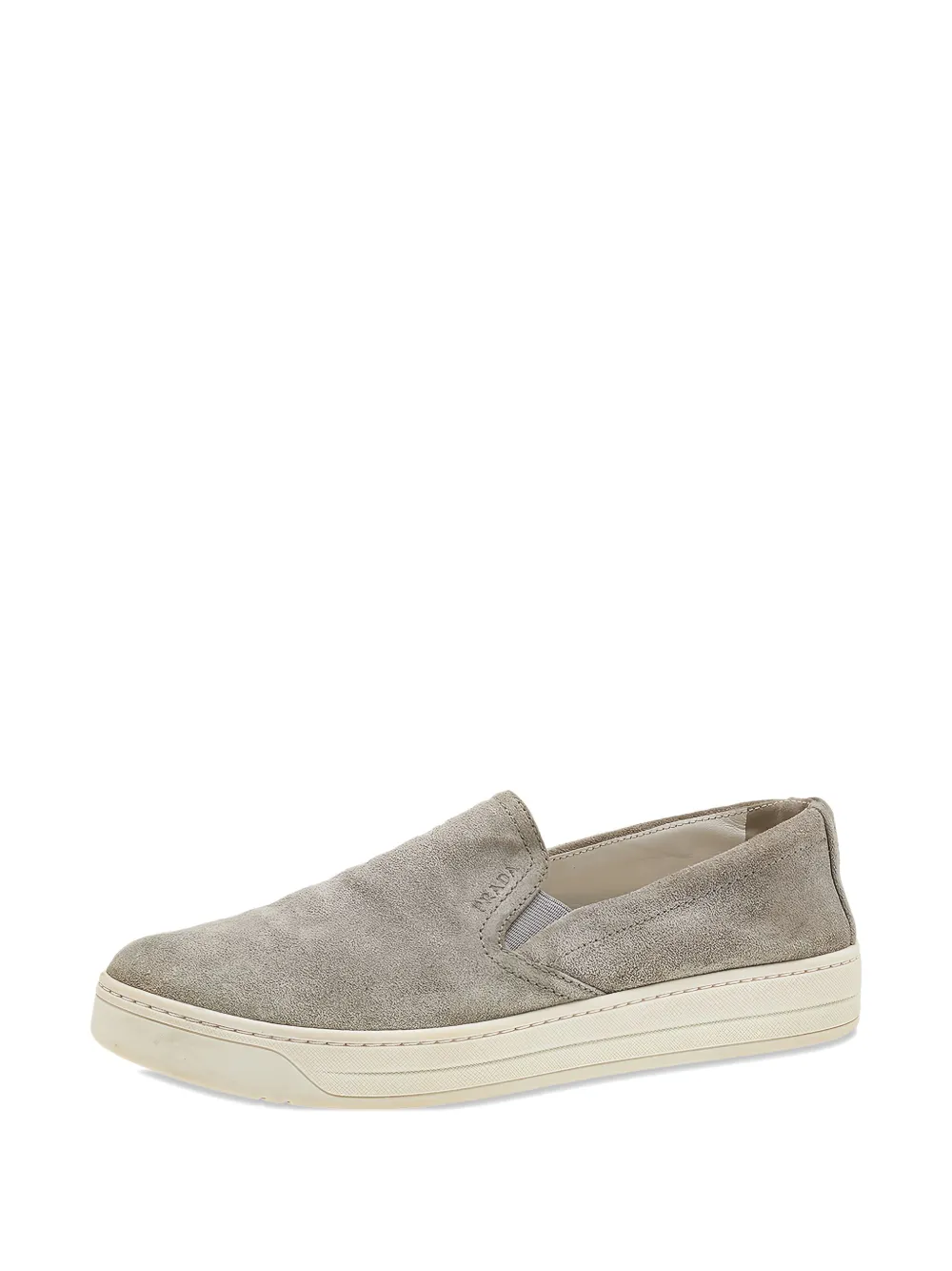 Prada Pre-Owned suede slip-on sneakers | Image 2