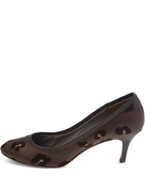 Etro Pre-Owned zapatillas con estampado de leopardo y tacón de 70mm
