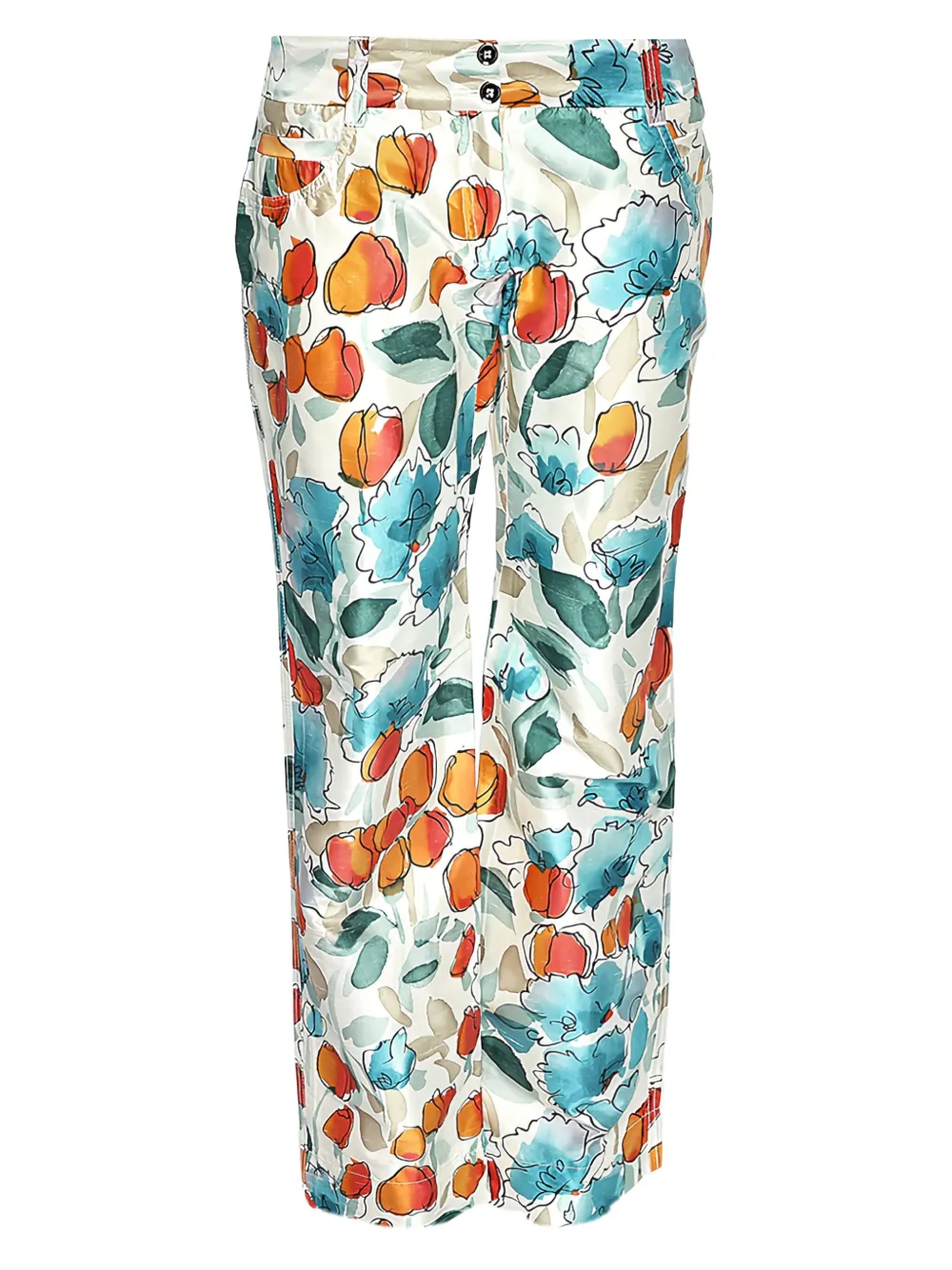 Dolce & Gabbana Pre-Owned silk trousers | White | Image 1