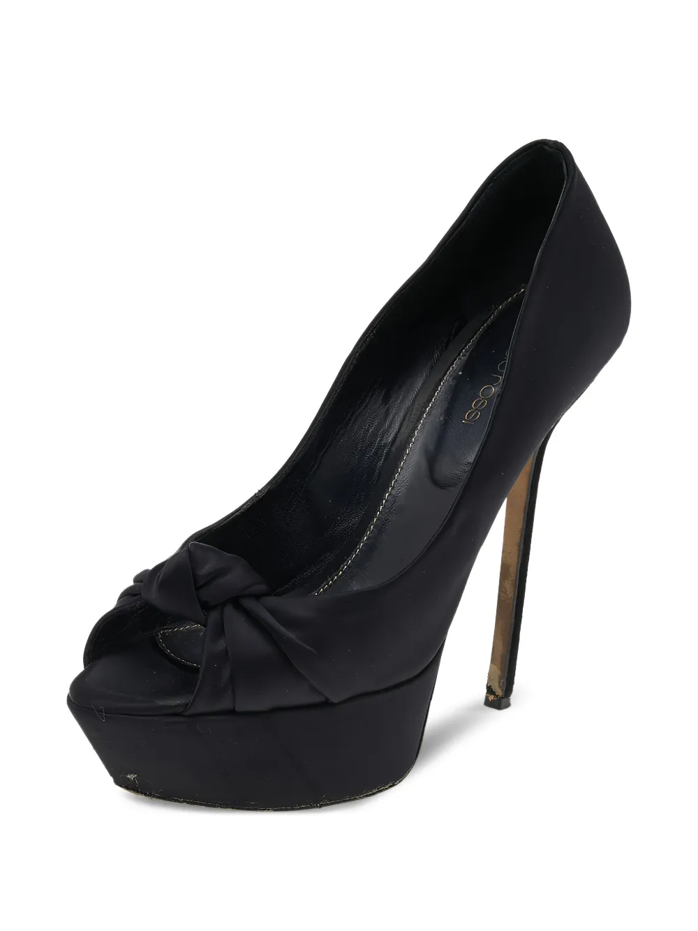 Sergio Rossi Vintage 140mm platform peep-toe pumps | Image 2