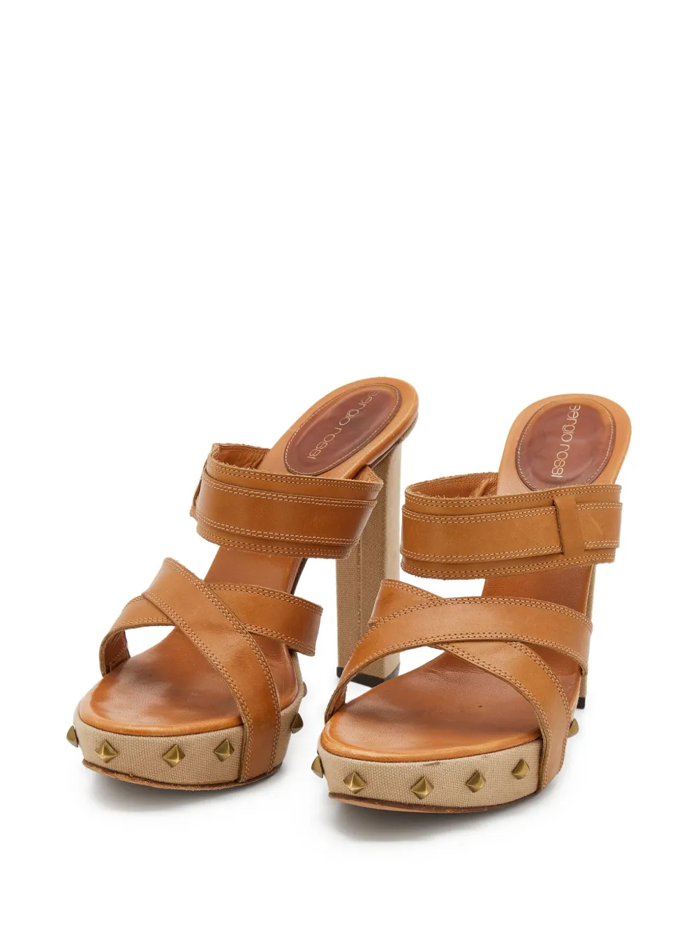 Sergio Rossi Vintage 130mm studded sandals | Image 2