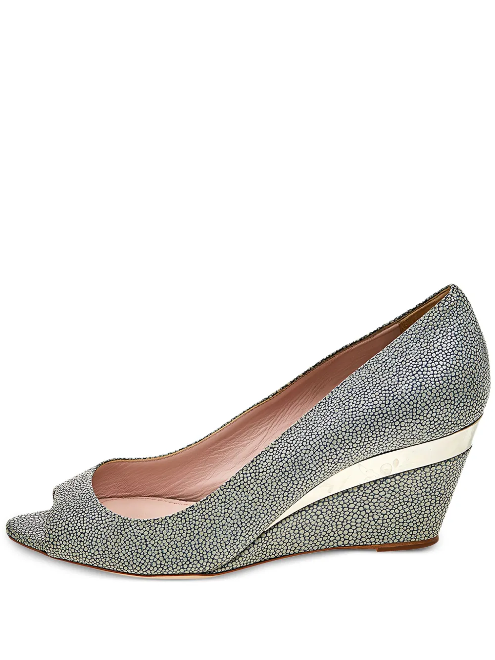 Miu Miu Pre-Owned zapatillas con tacón de 70mm | gris | Image 1
