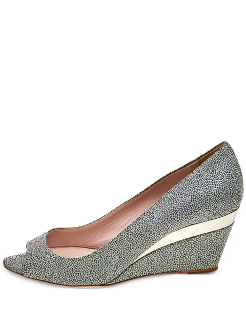 Miu Miu Pre-Owned 70mm leather pumps