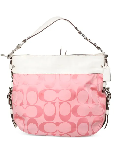 Coach Vintage Signature Canvas logo-print shoulder bag